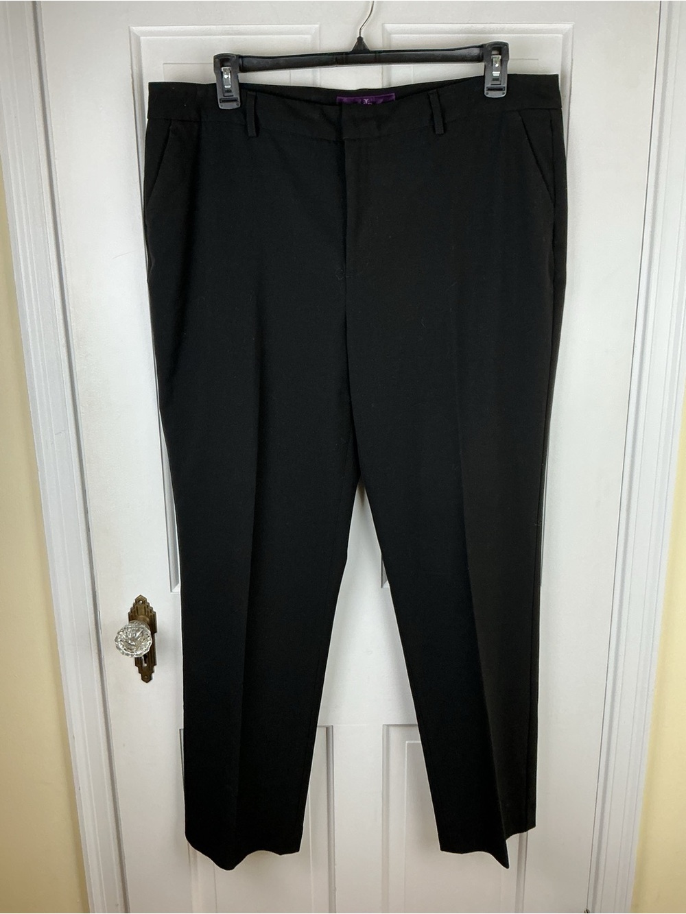 NYDJ Black Plus Size Dress Pants Slimming Size 16W EUC